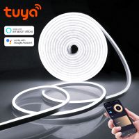 Tuya Smart Life App Control WIFI LED Strip light 12V Neon Lamp Kitchen Bedroom Backlight Lighting Work With Alexa / Google Home