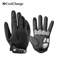 CoolChange 10 Colors Winter Women Mens Cycling s Full Finger with GEL Pad Shockproof MTB Mountain Bike Bicycle s