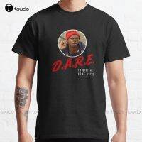 D.A.R.E - Tyrone Bigrick James, Dave Chappelle,เสื้อยืดแบรนด์2023คุณภาพสูงแขนลำลองขาสั้น O คอแฟชั่นพิมพ์ลาย100% ฤดูร้อนใหม่เสื้อคอกลมคอกลมเสื้อคอกลมเสื้อคอกลมแฟชั่น