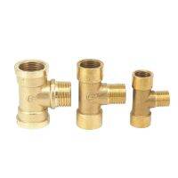 1/8 quot; 1/4 quot; 3/8 quot; 1/2 quot; BSPP Female Male Female Tee 3 Way Brass Splitter Pipe Fitting Water Gas Oil