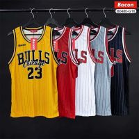 เสื้อกล้ามริ้ว BULLS 23 ป้ายBacon เสื้อแฟชั่น