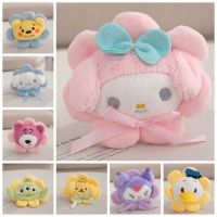 ROSEMAR Cinnamoroll ตุ๊กตาสัตว์อะนิเมะพวงกุญแจตุ๊กตา My Melody Kuromi ของเล่นเด็กอ่อนตุ๊กตา Boneka Mainan จี้ตุ๊กตา