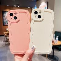 ROYE เคสโทรศัพท์ป้องกันกล้องซิลิโคนคลื่นนุ่มสำหรับ iPhone 14 Plus 12และ iPhone 14 13 Pro Max 11