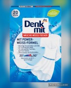 Giấy tẩy trắng,Giấy chống phai màu quần áo Denkmit - Nội địa Đức
