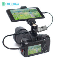 Byoutfollow กล้องบันทึกภาพแท็บเล็ตโทรได้แอนดรอยด์สำหรับหัวแปลงสัญญาณ HDMI สร้างภาพยนตร์ Vlog การ์ดบันทึกวิดีโอ DSLR