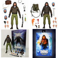 NECA The Thing Figurine Ultimate MacReady Action Figure Ultimate Eerie-Shaped Deluxe ของเล่น Outpost 31พิเศษ7นิ้ว