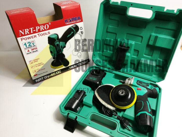 Nrt Pro Gv Dc Disc Polisher Mesin Poles Mobil Baterai Gv Dc Merk Nrt Pro Lazada Indonesia