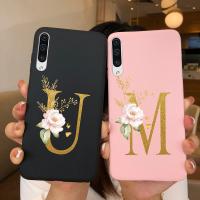 เคสสำหรับ Samsung Galaxy A50เคส A50S ซิลิโคนตัวอักษรน่ารักฝาหลังนิ่มสำหรับ Samsung Galaxy A50 50 50S 2019บั๊มเปอร์