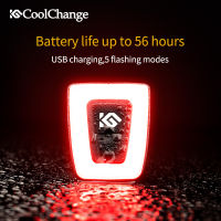 [เก็บโค้ดหน้าร้าน ลดเพิ่ม] COOLCHANGE ไฟจักรยานแบบรัดหลักอาน สว่าง เบา แบตอึด