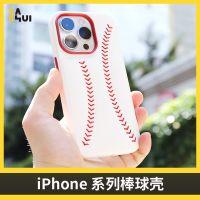 Case iphone for iphone 14 13 12 pro max case baseball leather hard case