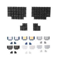 ~ Quu Pbt ปุ่มกดคีย์บอร์ดเปล่า DSA สําหรับคีย์บอร์ดเล่นเกม Ergodox DSA Profile