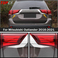 TOPCF For Mitsubishi Outlander 2016- Car Chromium Chrome Styling Car Rear Light Strips External Taillight Decoration Trim