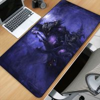 ◘ Best selling World of Warcraft Mousepad Anime HD Printing Computer Lock Edge Keyboard Mat Gift PC Desk Pad Large Mouse Pad