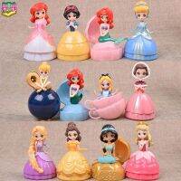 Snow White Belle Jasmine Mermaid Gacha Toy Cake Decoration Hand-made Cinderella Doll Girl Gift