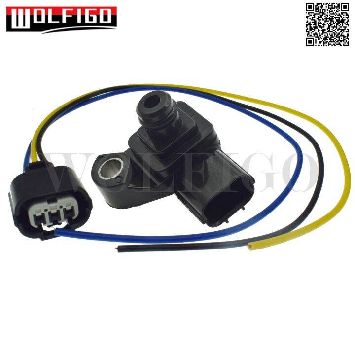 Air intake manifold pressure sensor MAP with Connector Plug for HONDA