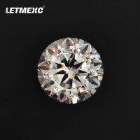 Letmecc 5A จริง + คุณภาพ9หัวใจ100ใบหน้าตัด Super White Cubic Zirconia หินหลวม VVS1 Clarity CZ Gemstone