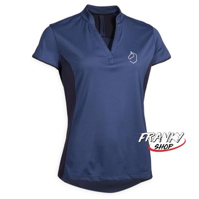 [พร้อมส่ง] เสื้อโปโลแขนสั้นผู้หญิงสำหรับขี่ม้า Womens Short-Sleeved Mesh Horse Riding Polo Shirt 500