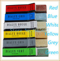 จัดส่งฟรี DIALUX ROUGE JEWELERS ROUGE สารขัดเงาสีขาวสำหรับ GOLD &amp; SILVER,Rouge Bar POLISHING Wax COMPOUND France