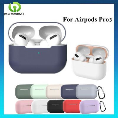 ซิลิโคนสำหรับ airpods Pro กรณีไร้สายบลูทูธสำหรับ Apple airpods Pro กรณีปกหูฟังกรณีสำหรับ Air pods Pro 3 F undas ด้วยตะขอ