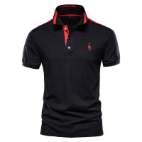 Polo shirt for men short sleeve t-shirt 2022 the new summer fawn embroidered t-shirt for men