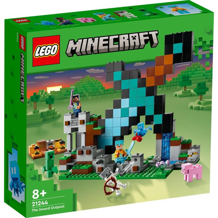 lego-minecraft-21244-the-sword-outpost-building-toy-set-427-pieces