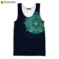 Mexican Aztec Warrior Tank Tops 3D Printing Graphic Polyester Vest Men Summer Fashion Harajuku Streetwear Cool Sleeveless Tops