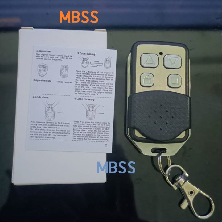 รีโมท-433mhz-รุ่นcopy-clone-ก็อปปี้สัญญาณรีโมท433mhz-สอบถามกับที่ร้าน-mbss-ก่อนกดสั่งซื้อ