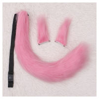 Headband Costume Tail Ears Furry Anime Props Fox Fur Wolf