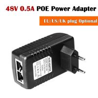 【Booming】 Modern Kitchen mall POE Injector Ethernet Power Supply DC 48V 0.5A 24W ปลั๊ก POE Switch Power Adapter Eu/us/uk ปลั๊กอุปกรณ์เสริม