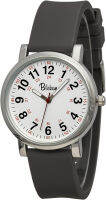 Blekon Original Nurse Watch for Medical Professionals and Students – Various Scrub Colors, Easy Read Dial, Military Time with Second Hand, Silicone Band, 3 ATM Water Resistant GRAY