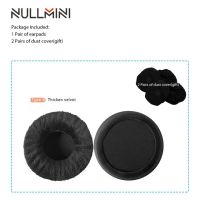 Nullmini แผ่นปิดหูทดแทนสำหรับ Tascam Th2000 Th-2000 Th-02 Th-07ปลอกหุ้มหนังหรือที่ปิดหูกำมะหยี่