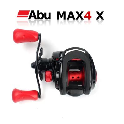 【Hot sales】21 ล้อหยดน้ำขนาดเล็กของ Abu Yuantou MAX4 X ล้อตกปลาสีดำน้ำหนักเบาพิเศษ