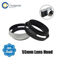 55mm Metal Camera Lens Hood Wide-Angle Lente Protector Cover For Fuji Canon EOS Sony Pentax Olympus Nikon D5600 D5300 D7500 DSLR