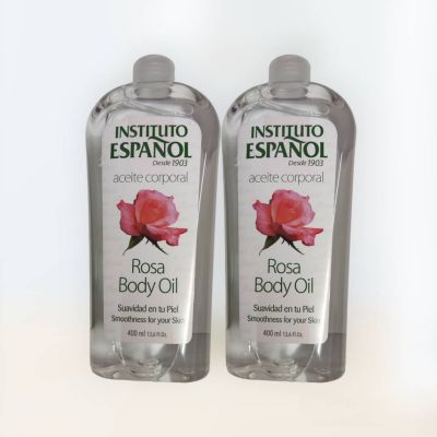 🎀 Instituto Espanol anfora rosa bod oil 400ml.บอดี้ออลย์ที่มีส่วนผสมของน้ำมันดอกกุหลาบ(กุหลาบ)