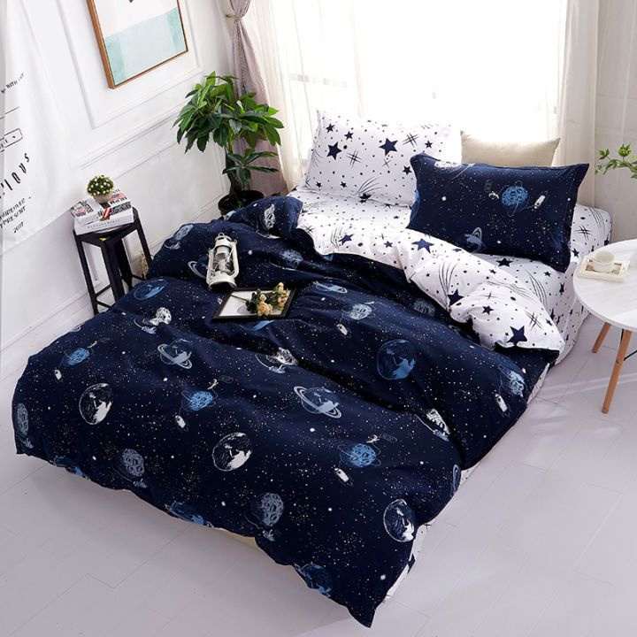 ชุดผ้านวม-ชุดเครื่องนอน-setนวม-ชุดผ้าปูที่นอนพร้อมผ้าห่มนวม-คุณภาพดี-อวกาศ