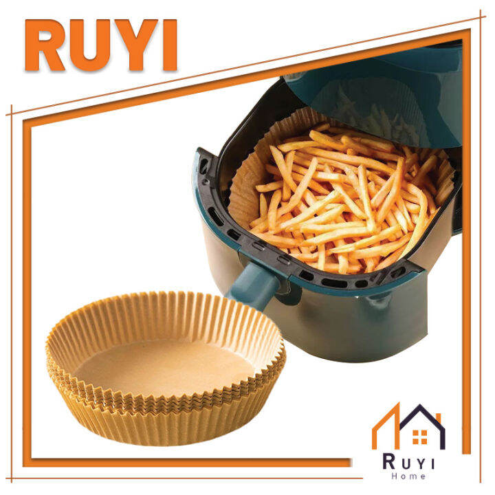 50pcs Kitchen Round Oil Paper Air Fryer Tray Steamer Liners Baking 50pcs Kitchen Round Oil Paper Air Fryer Tray Steamer Liners Baking