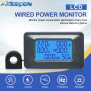 Aideepen Đồng Hồ Đo Điện Áp Kỹ Thuật Số AC 20A 100A Chỉ Báo Vôn Kế Năng