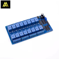 ถูกสุด!! 16 ช่อง 12 โวลต์รีเลย์โมดูลบอร์ดอินเทอร์เฟซ Optocoupler protection พร้อม LM2575 รีเลย์ 12 โวลต์ สต็อกในไทย สินค้าพร้อมส่งค่ะ สามารถออกบิลได้ค่ะ