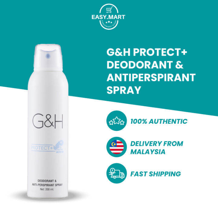 READY STOCK G&H Protect+ Deodorant & Antiperspirant Spray (200ml) Self