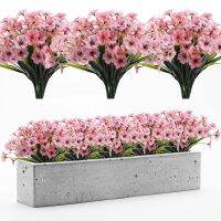 ??【COD IN STOCK】New No Fade Window Box Decorating Outdoor Fake Flowers Plastic Plants Garden Artificial Flowers Porch Decor