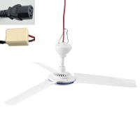 Universal DC 12V-85V Ceiling Fan Air Cooler 3 Leaves Fan for E-bike Car Bed Camping Outdoor Tent Picnic Barbecue