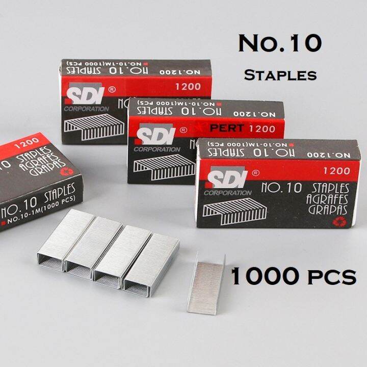 1000pcs Staples No 10 Stapler Bullet Ubat Stapler staples no.10 Stapler Bullets Standard size