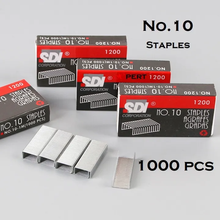 1000pcs Staples No 10 Stapler Bullet Ubat Stapler staples no.10 Stapler