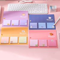 60Pcs Note Pad Sticky Memo Rainbow Notes Self Adhesive School Stationery Office Tab Bookmark color Office Supply Stationery 6CM