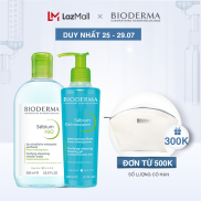 Bộ nước tẩy trang và làm sạch công nghệ Micellar cho da dầu