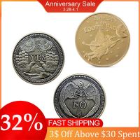 Antique Make Gothic Prediction Decision YES NO Ouija Souvenir Alloy Coin Double Sided Commemorative Collection Lucky Dollar Coin