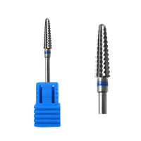 HYTOOS Cone Cuticle Clean Nail Bit 332" Carbide Nail Drill Bits Rotary Milling Cutters for Manicure Nails Accessories Tool