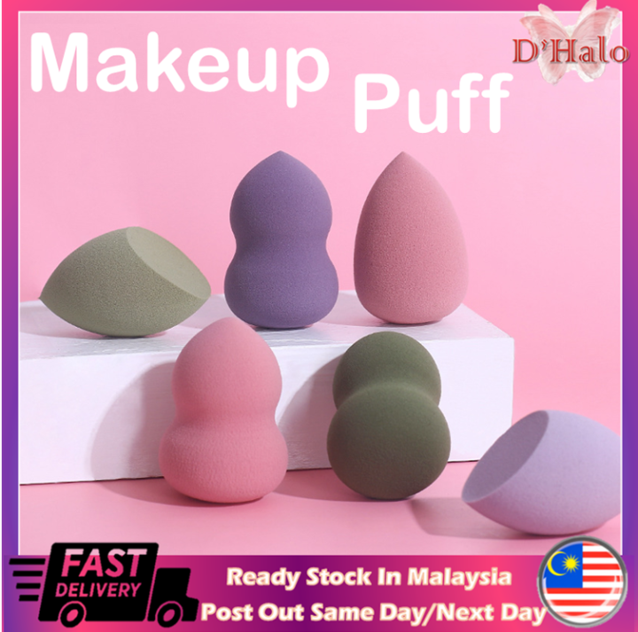 【Ready Stock】Makeup Sponge MAkeup Puff Blender Foundation Wet & Dry
