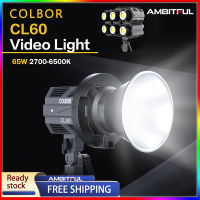 SYNCO COLBOR CL60 CL60M ถ่ายภาพวิดีโอแสง Bi-Color 2700K-6500K RGB LED Light ไร้สาย APP ควบคุมสำหรับ Youtube Tiktok