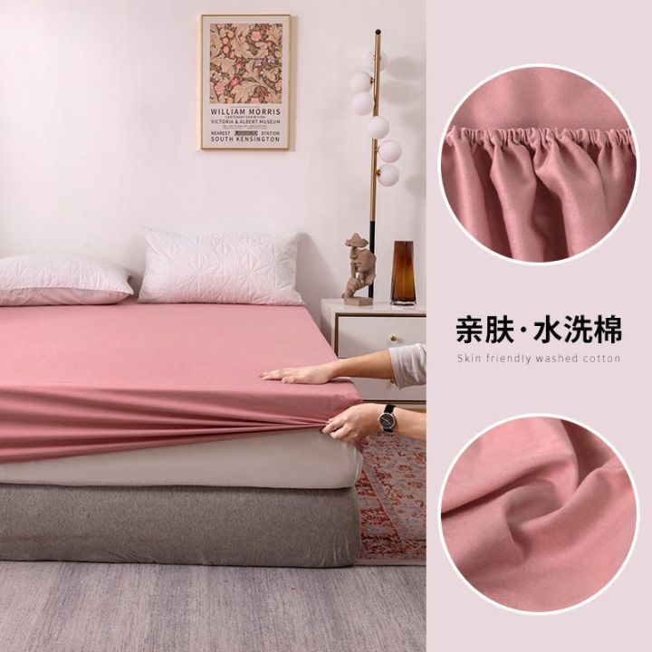 bed-sheet-one-piece-brushed-non-slip-fixed-bed-all-inclusive-dust-proof-protection-1-8-meters